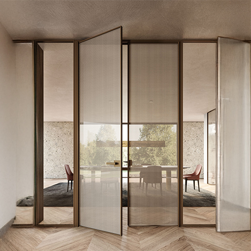 Swing Door with Hinges